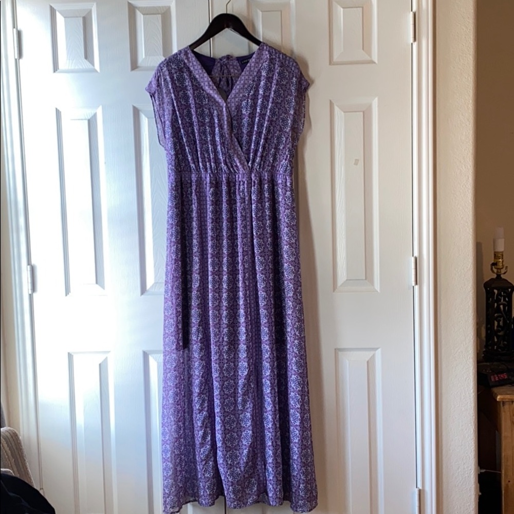 Purple dress